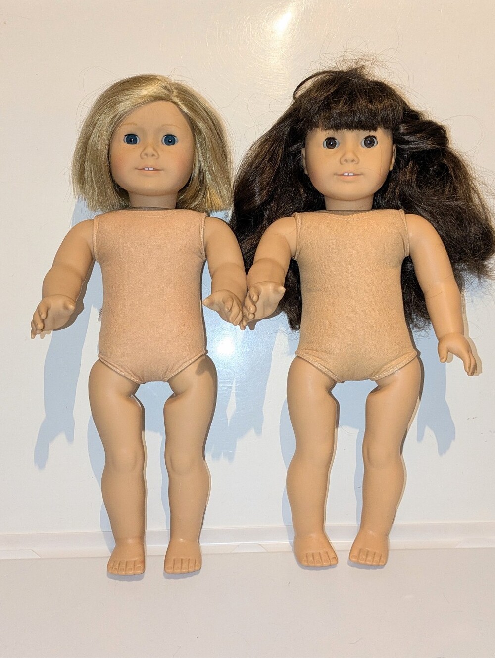 American Girl Pleasant Company Dolls x Two, Kit & Samantha